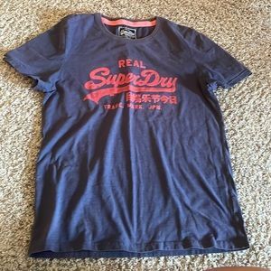 Vintage Mens Large Superdry Camo Army Green Mens Men Shirt Top Casual